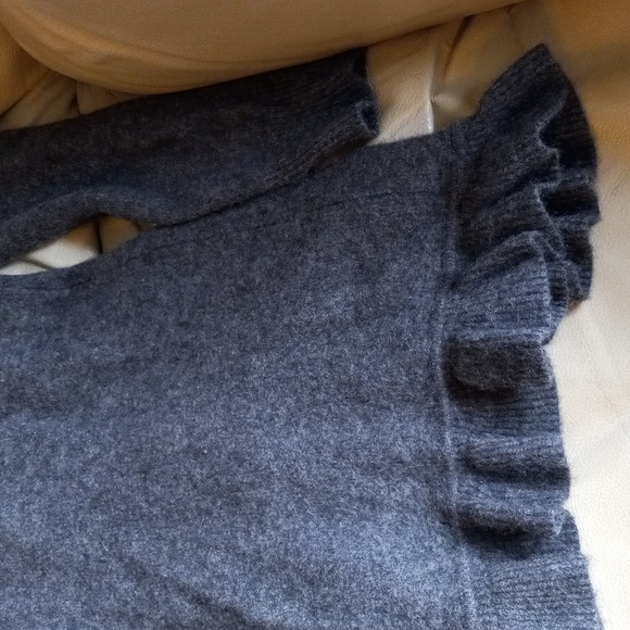 Premise Cashmere Size M/S Charcoal Grey V. Soft Women's Cardigan Sweater - Picture 10 of 13